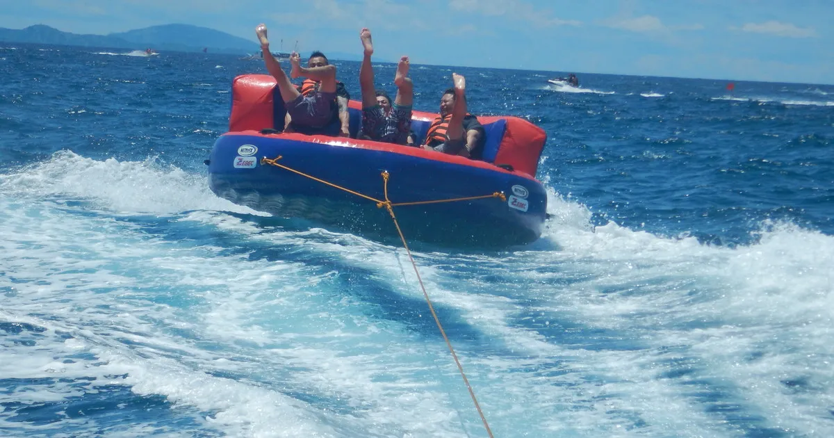 Tubing in Dubai Watersports Blackbeard Yachts