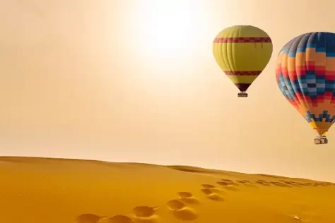 Hot Air Balloon in Dubai Blackbeard Yachts
